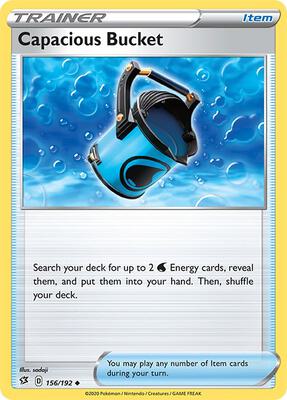 Capacious Bucket card from SWSH02: Rebel Clash