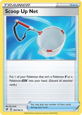 Scoop Up Net card from SWSH02: Rebel Clash
