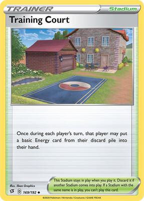 Training Court card from SWSH02: Rebel Clash