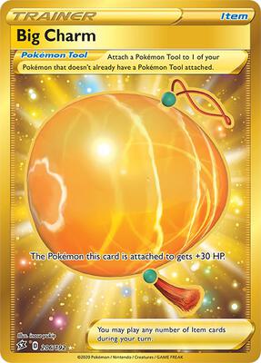Big Charm (Secret) card from SWSH02: Rebel Clash