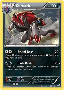 Zoroark - 90/113 card from Deck Exclusives