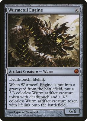 Wurmcoil Engine (Scars of Mirrodin) card from Oversize Cards