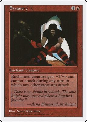 Errantry card from Fifth Edition
