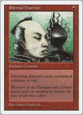 Eternal Warrior card from Fifth Edition