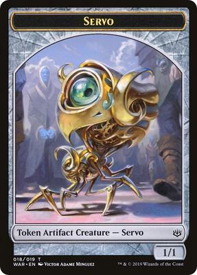 Servo // Dragon Double-Sided Token (Challenger 2020) card from Unique and Miscellaneous Promos