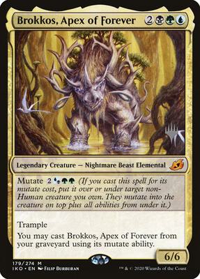 Brokkos, Apex of Forever card from Promo Pack: Ikoria