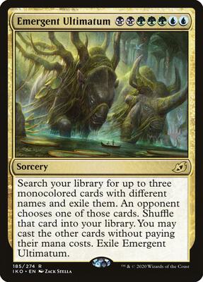 Emergent Ultimatum card from Promo Pack: Ikoria