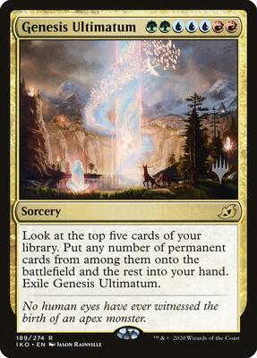 Genesis Ultimatum card from Promo Pack: Ikoria