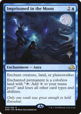 Imprisoned in the Moon card from Promo Pack: Ikoria