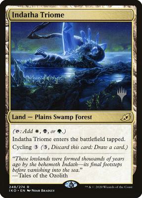 Indatha Triome card from Promo Pack: Ikoria