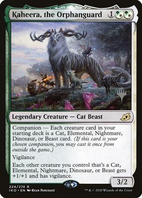 Kaheera, the Orphanguard card from Promo Pack: Ikoria