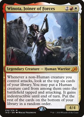 Winota, Joiner of Forces card from Promo Pack: Ikoria
