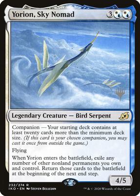 Yorion, Sky Nomad card from Promo Pack: Ikoria
