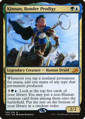 Kinnan, Bonder Prodigy card from Promo Pack: Ikoria