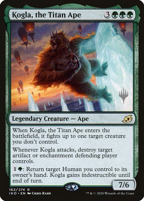 Kogla, the Titan Ape card from Promo Pack: Ikoria