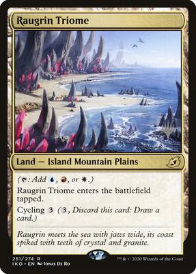 Raugrin Triome card from Promo Pack: Ikoria