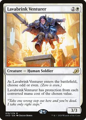 Lavabrink Venturer card from Promo Pack: Ikoria