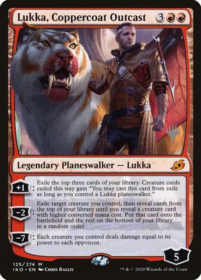 Lukka, Coppercoat Outcast card from Promo Pack: Ikoria