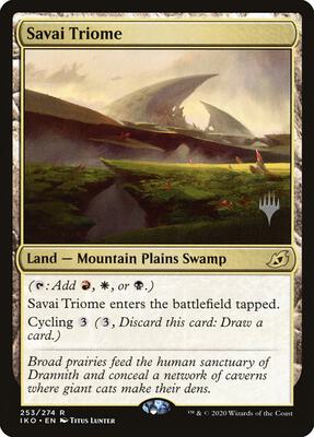 Savai Triome card from Promo Pack: Ikoria