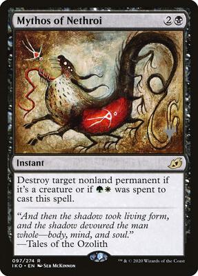 Mythos of Nethroi card from Promo Pack: Ikoria