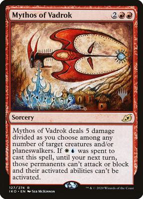 Mythos of Vadrok card from Promo Pack: Ikoria