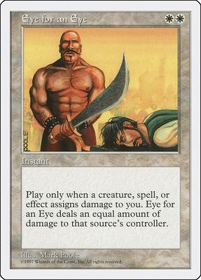 Eye for an Eye card from Fifth Edition