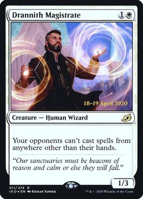 Drannith Magistrate card from Prerelease Cards