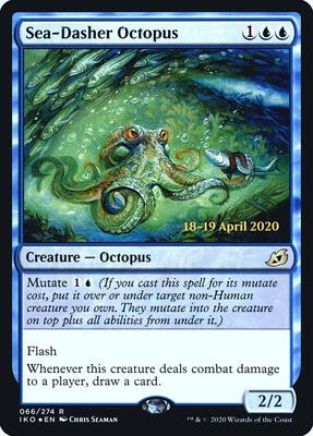 Sea-Dasher Octopus card from Prerelease Cards