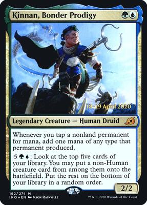 Kinnan, Bonder Prodigy card from Prerelease Cards