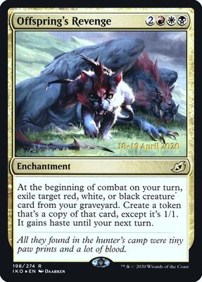 Offspring's Revenge card from Prerelease Cards