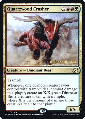 Quartzwood Crasher card from Prerelease Cards