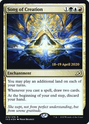 Song of Creation card from Prerelease Cards
