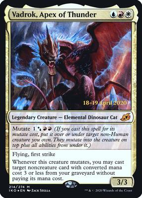 Vadrok, Apex of Thunder card from Prerelease Cards