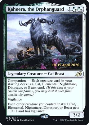 Kaheera, the Orphanguard card from Prerelease Cards