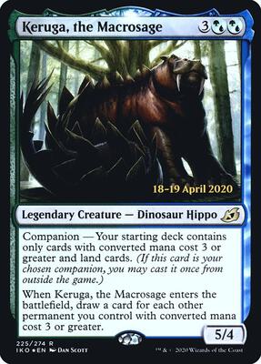 Keruga, the Macrosage card from Prerelease Cards