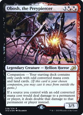 Obosh, the Preypiercer card from Prerelease Cards