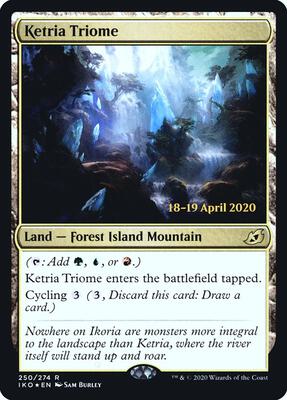 Ketria Triome card from Prerelease Cards