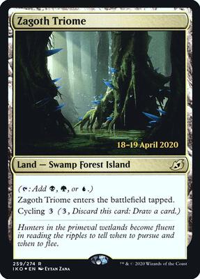 Zagoth Triome card from Prerelease Cards