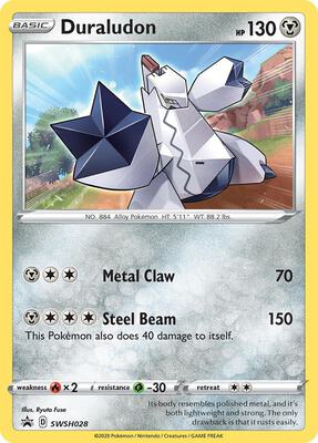 Duraludon - SWSH028 card from SWSH: Sword & Shield Promo Cards