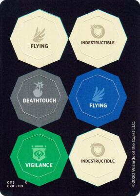 Punch Card Token (003 // 004) card from Commander 2020