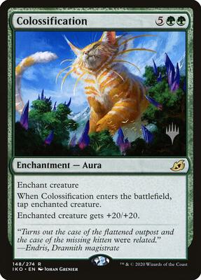 Colossification card from Promo Pack: Ikoria