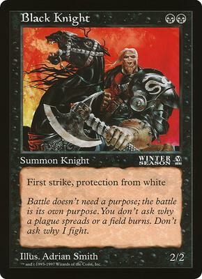 Black Knight (Arena League) card from Oversize Cards