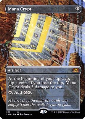Mana Crypt (Borderless) card from Double Masters