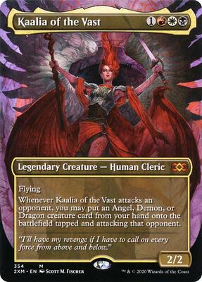 Kaalia of the Vast (Borderless) card from Double Masters