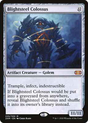Blightsteel Colossus card from Double Masters