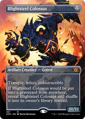 Blightsteel Colossus (Borderless) card from Double Masters