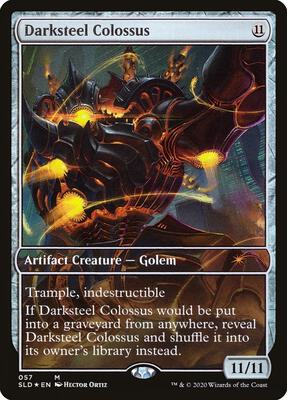 Darksteel Colossus card from Secret Lair Drop Series