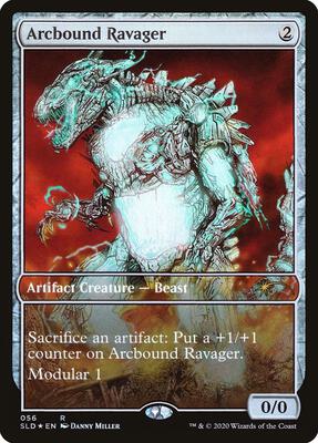 Arcbound Ravager card from Secret Lair Drop Series