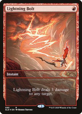 Lightning Bolt (085) card from Secret Lair Drop Series