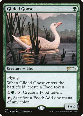 Gilded Goose card from Secret Lair Drop Series